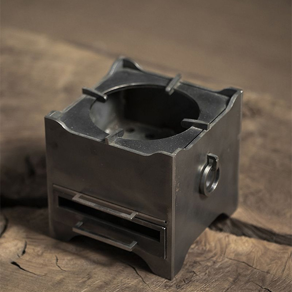 圍爐煮茶碳爐日式茶室鐵爐燒水炭爐涼爐煮茶加厚便攜式可拆燒烤爐