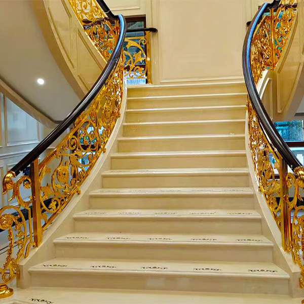 高檔樓梯扶手定制 會所護欄定制