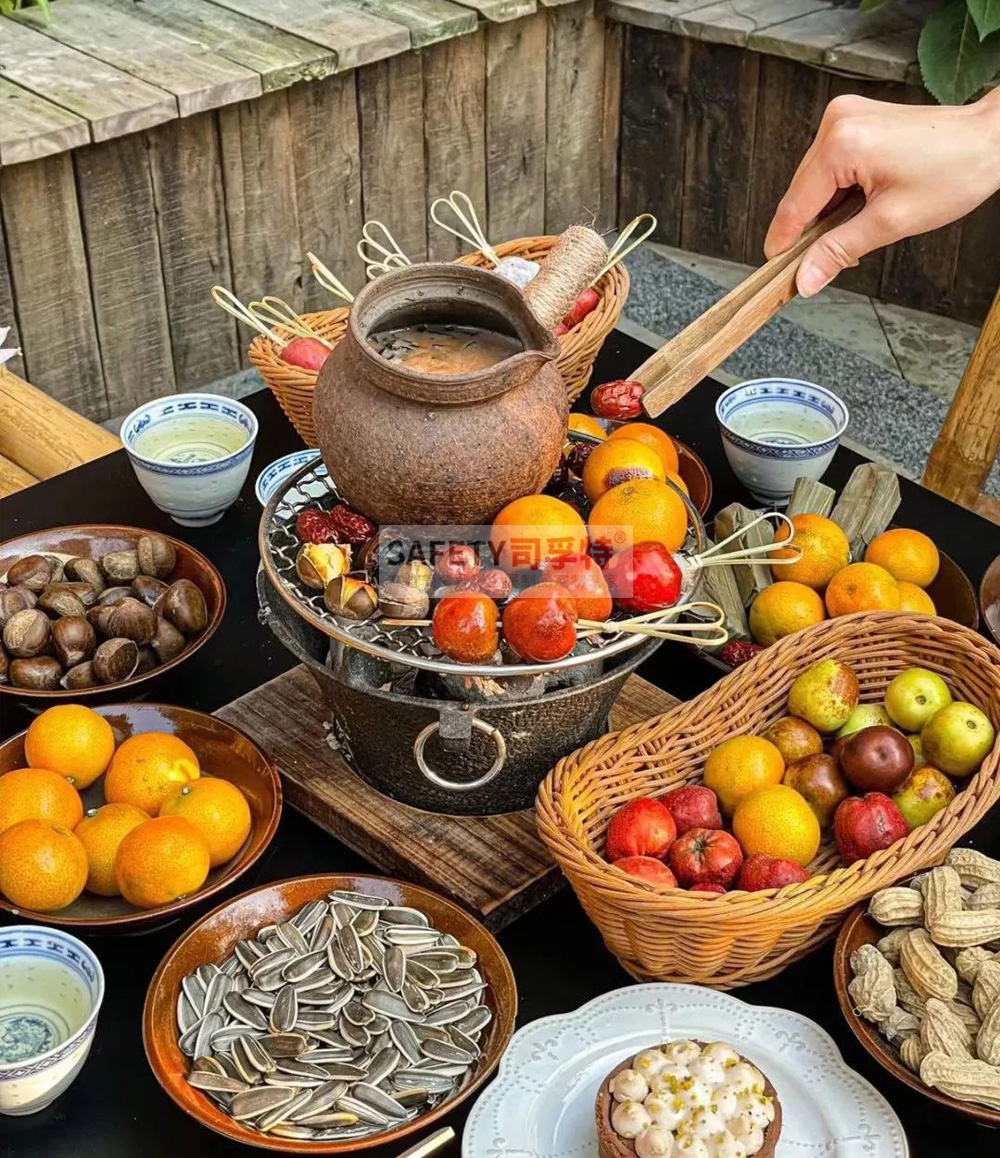 圍爐煮茶刷屏，一起來感受古詩詞中的茶風茶韻「圍爐茶桌，炭火爐」(圖1)