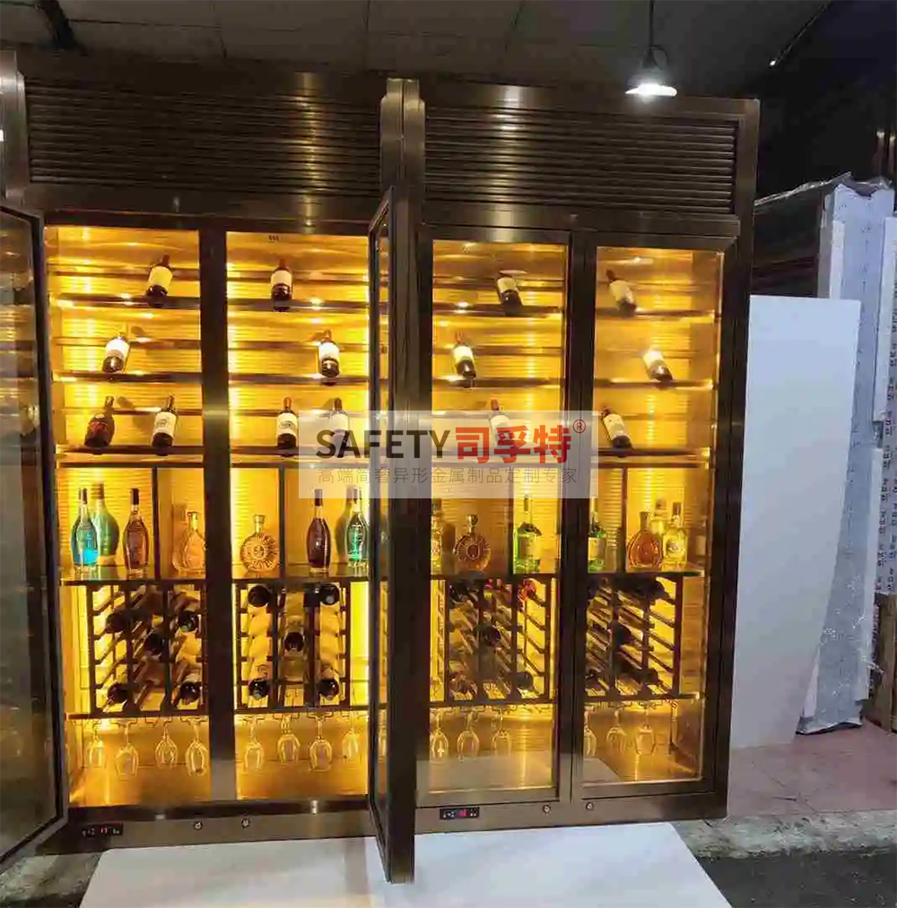 不銹鋼酒柜款式多樣，美觀時(shí)尚，經(jīng)久耐用(圖3)